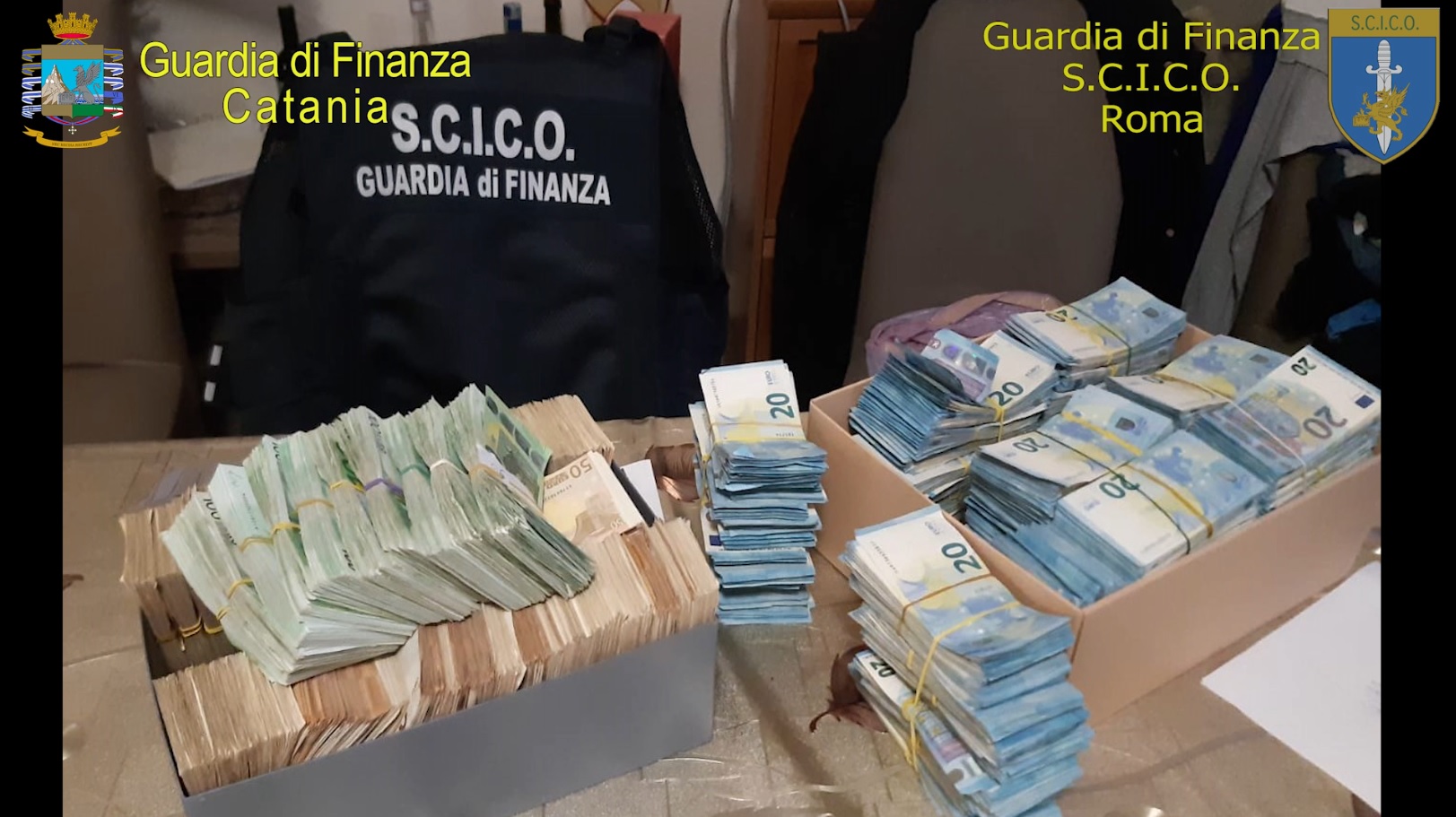 Sequestro Guardia di Finanza di Catania