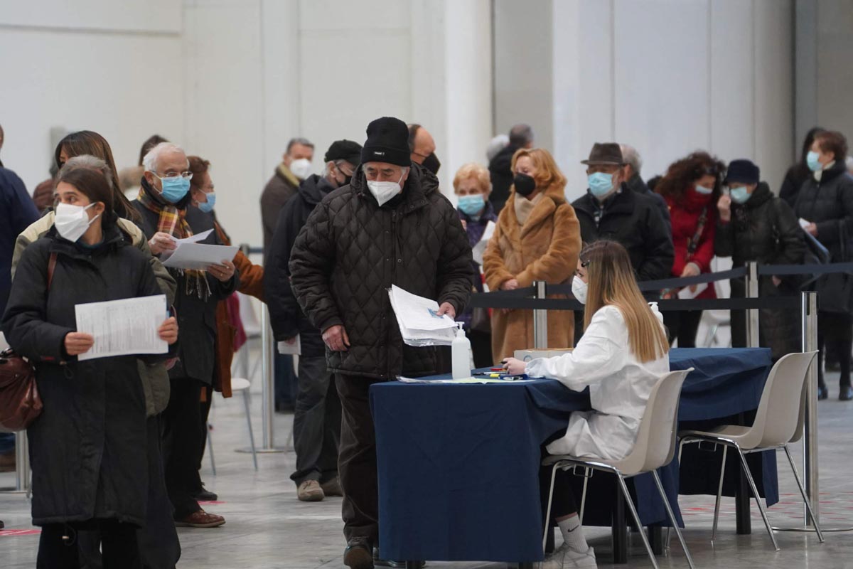 Vaccinazione vaccino Covid in Fiera a Verona