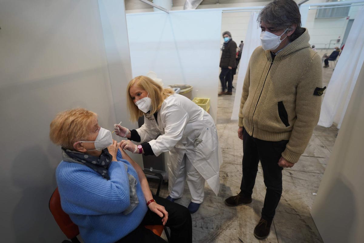 Vaccinazione vaccino Covid in Fiera a Verona