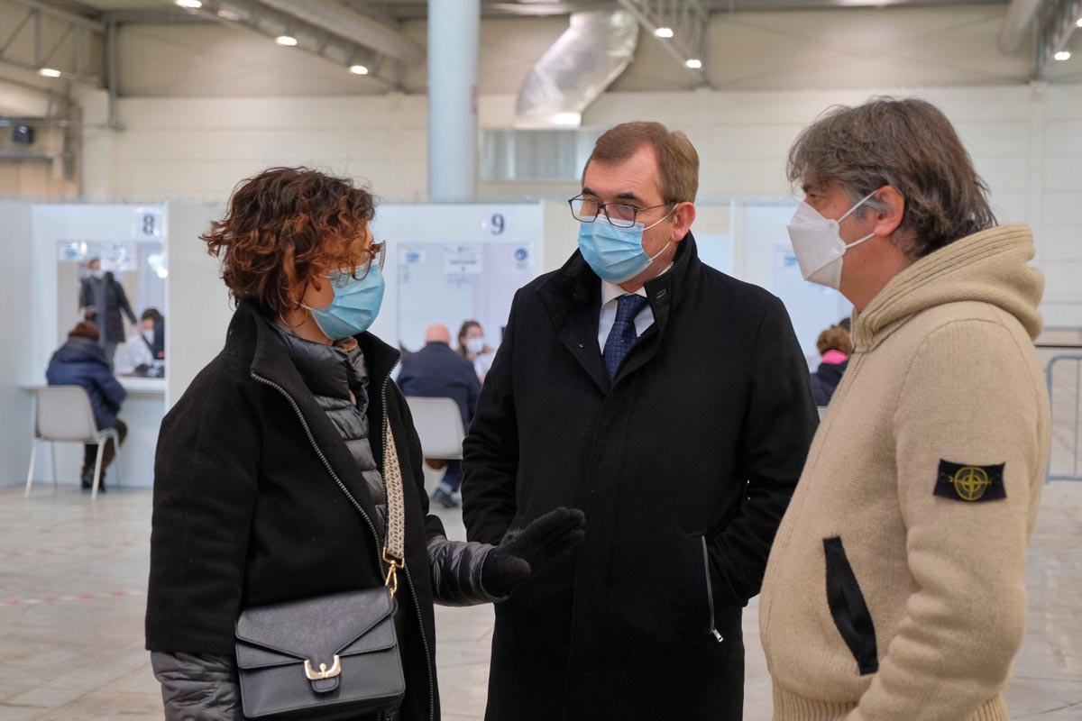 Vaccinazione vaccino Covid in Fiera a Verona