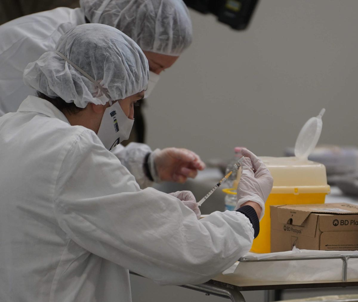 Vaccinazione vaccino Covid in Fiera a Verona