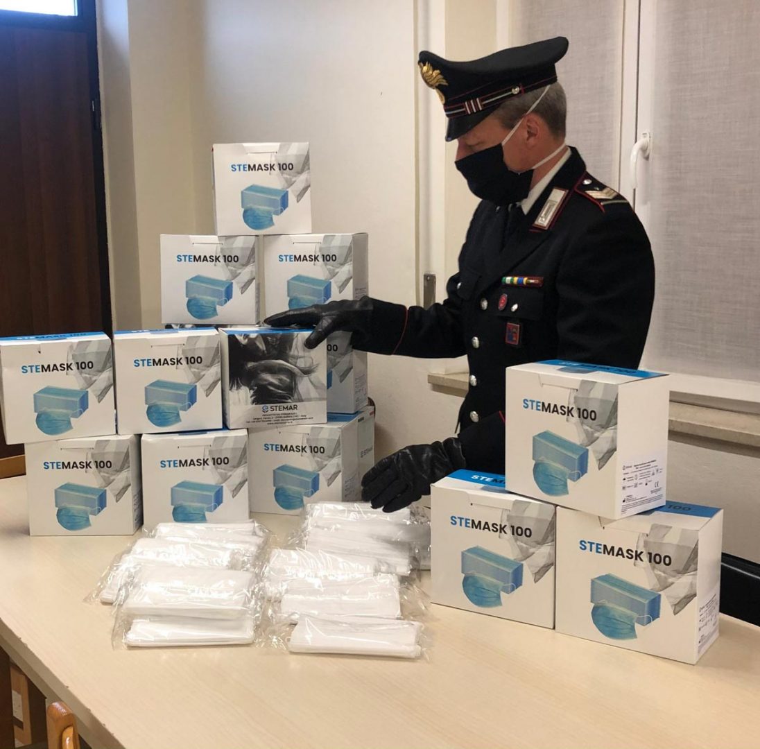 carabinieri grezzana mascherine