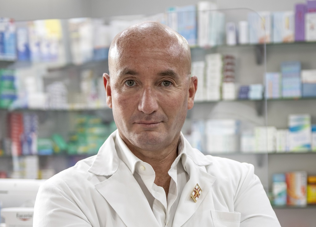 Il farmacista Gianmarco Padovani