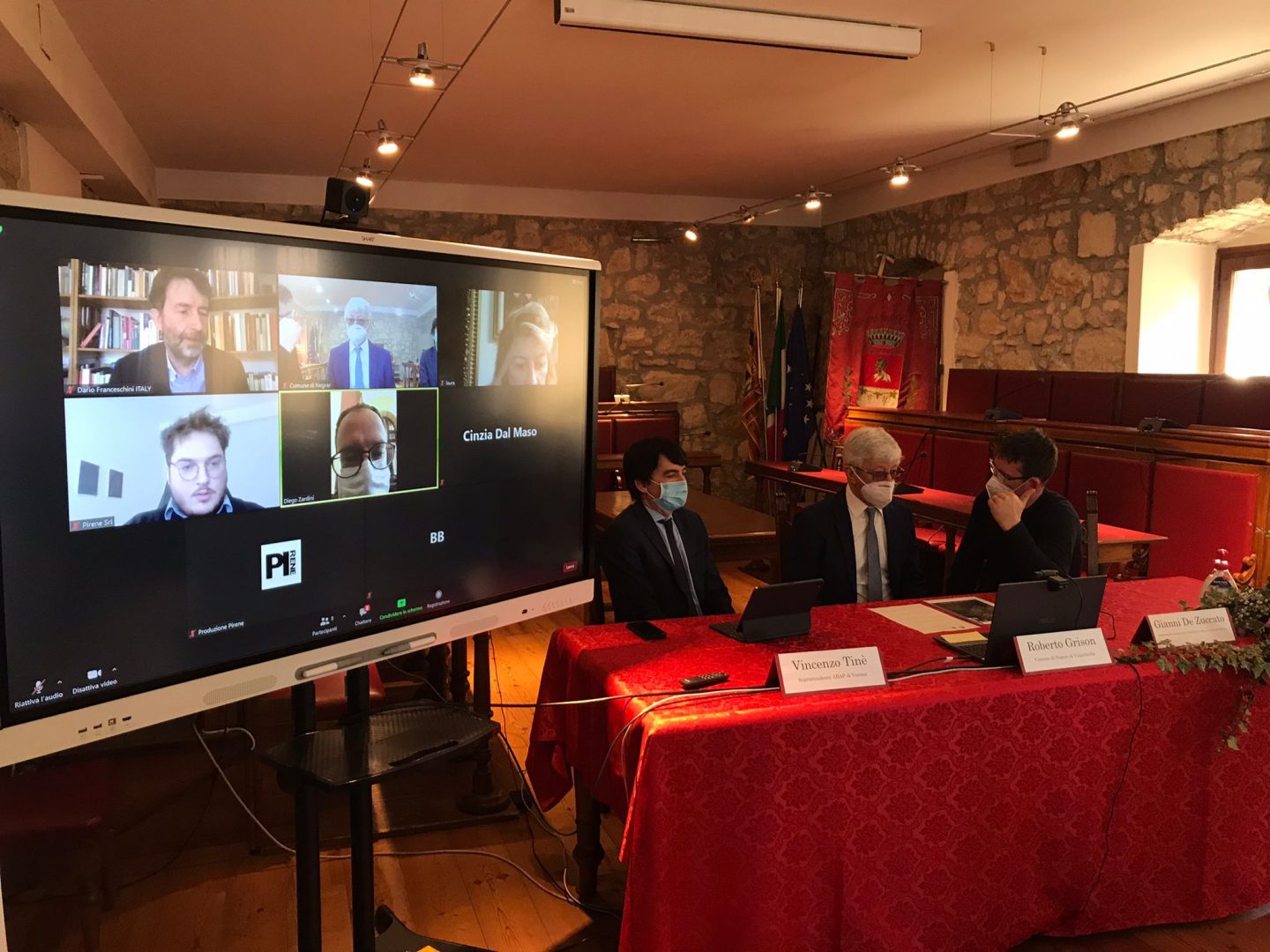 La conferenza stampa a Negrar a cui ha partecipato anche il Ministro Dario Franceschini