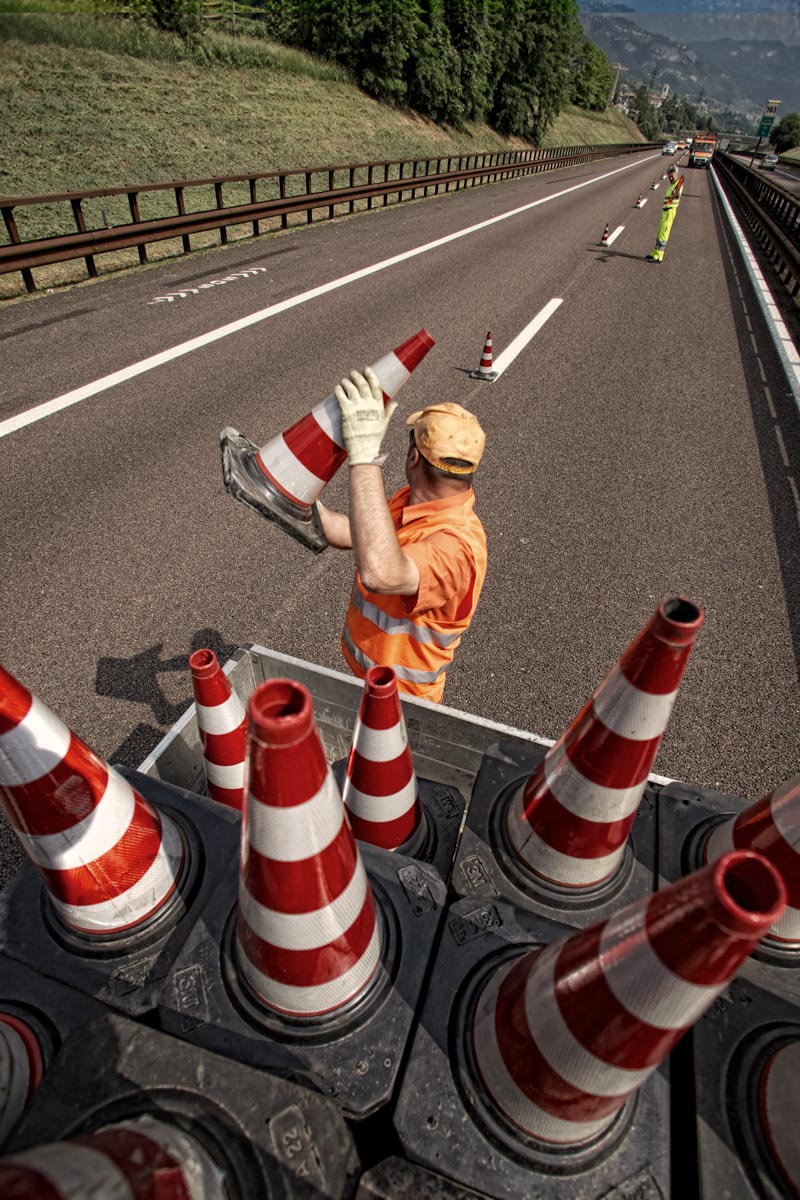 Lavori A22 - Autostrada del Brennero - AutoBrennero - manutenzione