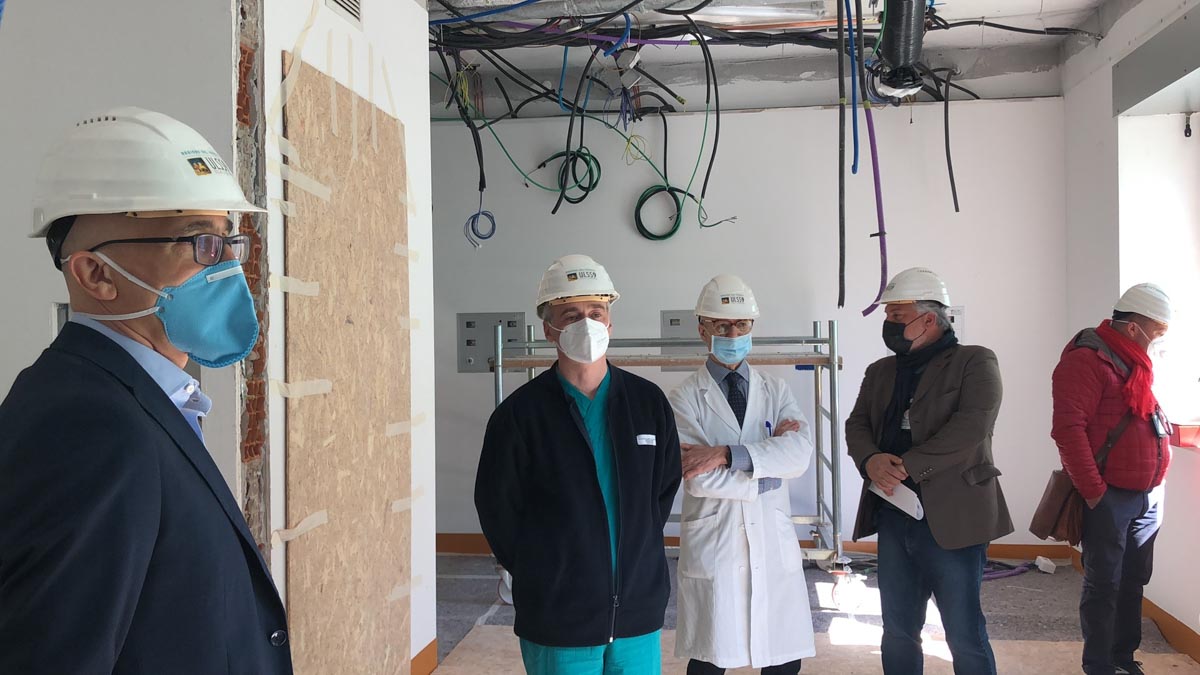 Lavori ospedale Magalini di Villafranca Piano Arcuri