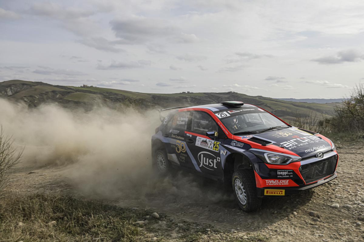 Luca Hoelbling al Rally della Val d'Orcia