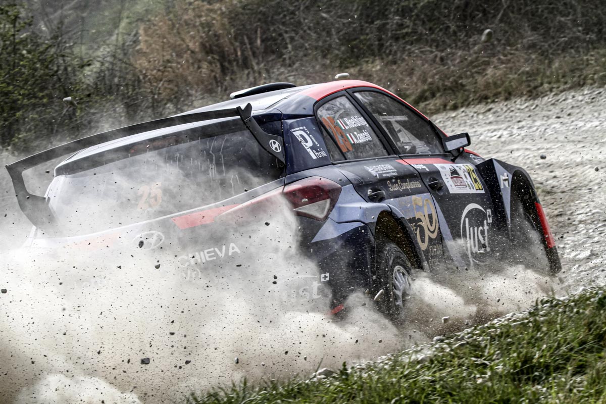 Luca Hoelbling al Rally della Val d'Orcia