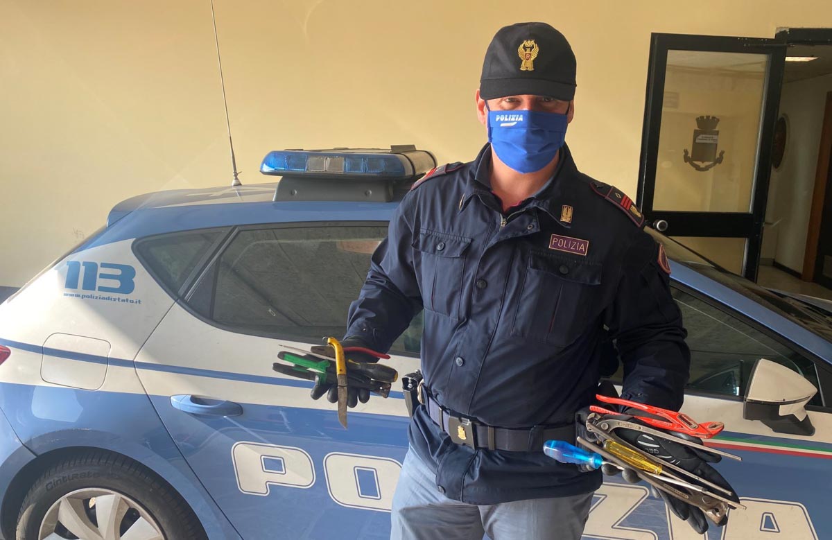 Polizia di stato - Arnesi atti allo scasso