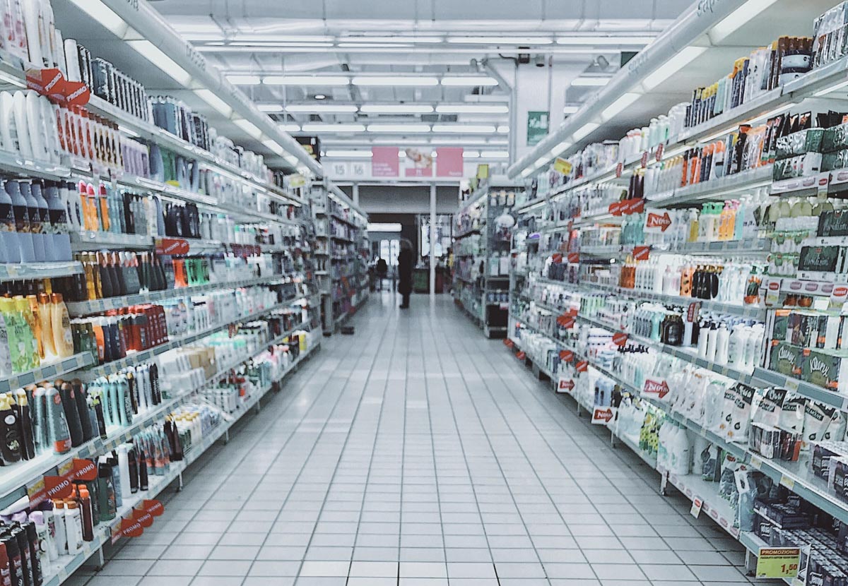 Corsia di un supermercato