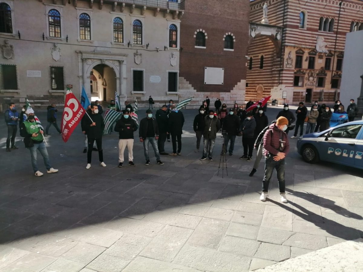 protesta sindacati aeroporto catullo verona