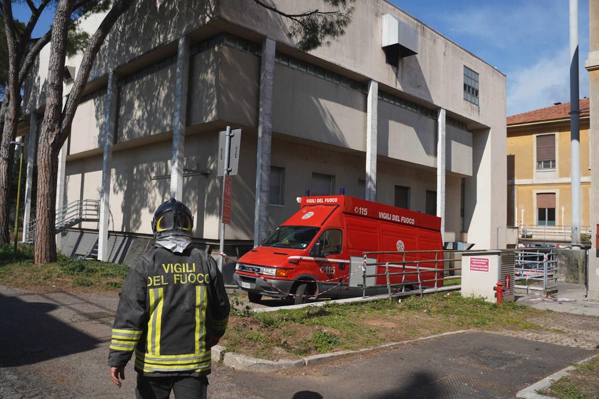 incendio ospedale Borgo Trento