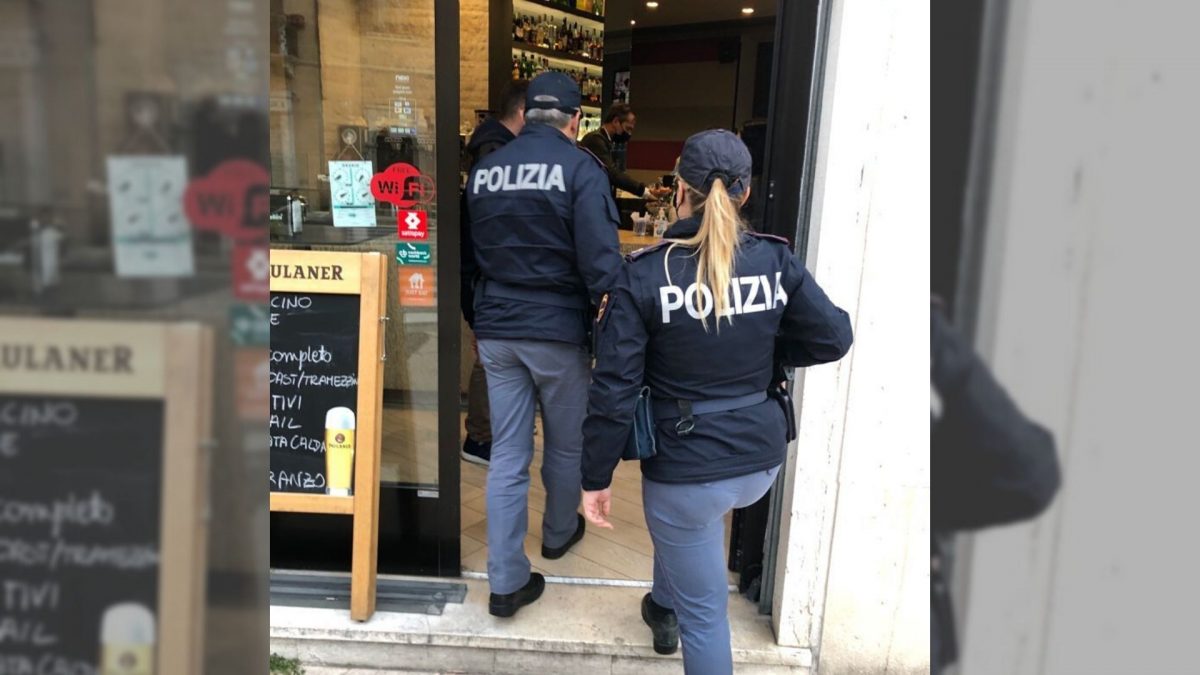 Controlli Covid a Verona Polizia di Stato