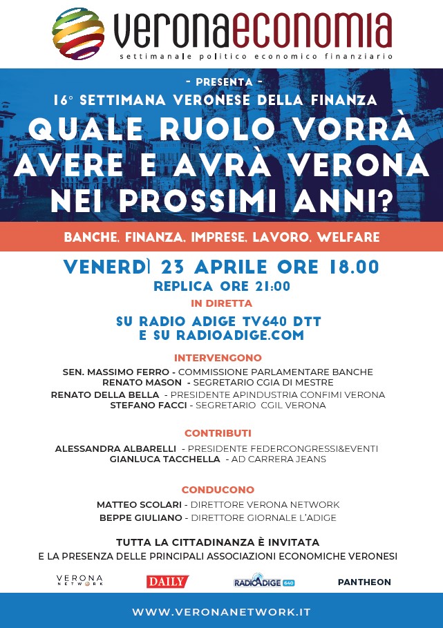 Locandina 16esima Settimana veronese finanza