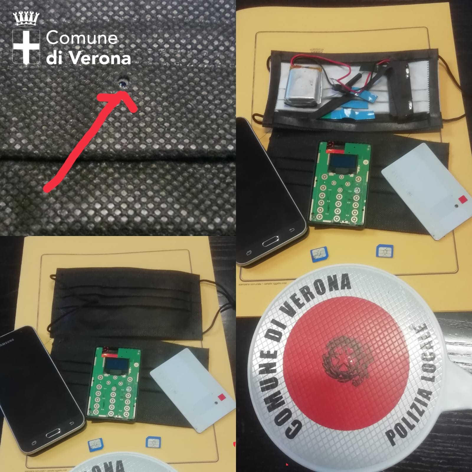 Mascherina e telecamera truffa patente