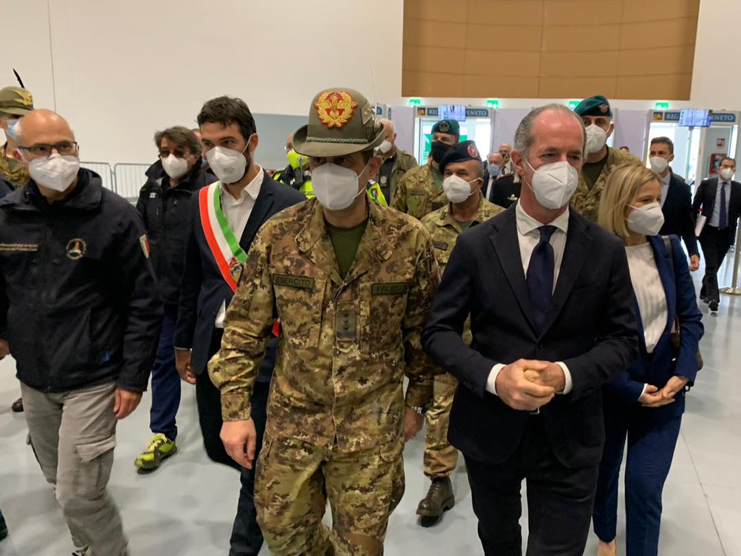 Generale Figliuolo in Veneto - Luca Zaia