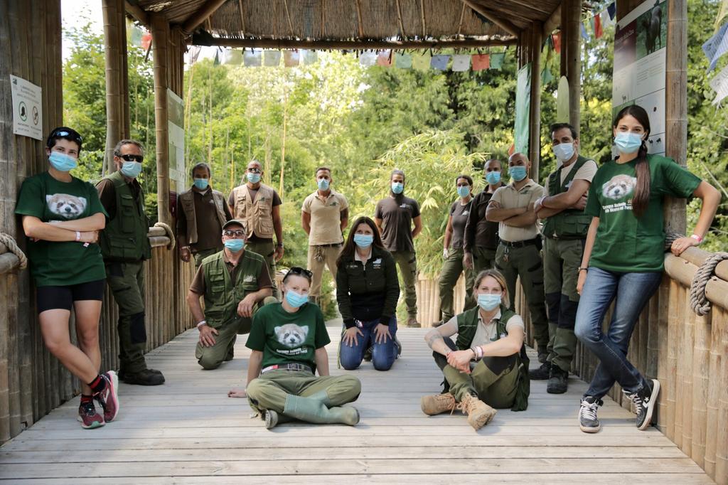 Lo staff del Parco natura Viva di Bussolengo