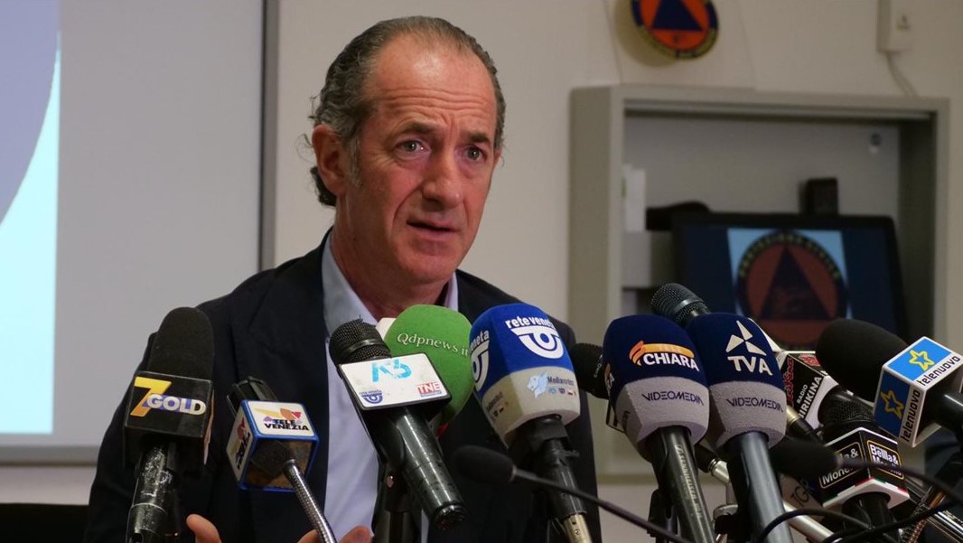 Luca Zaia "InOltre" numero verde psicologico