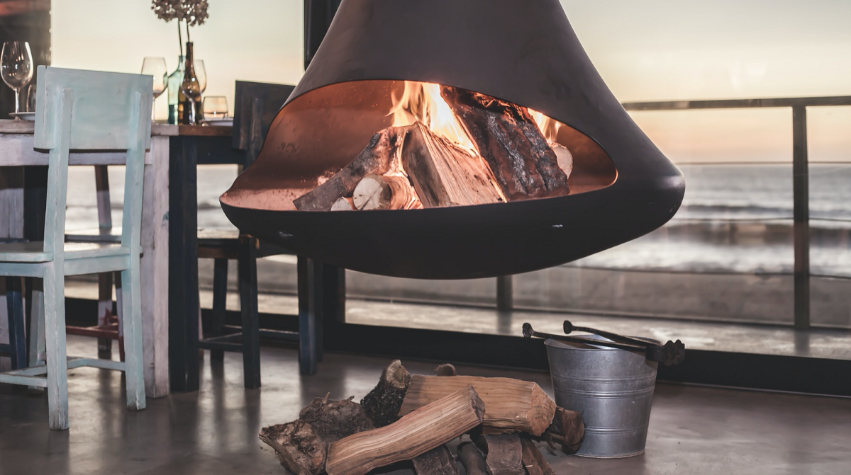 camino riscaldamento a biomassa