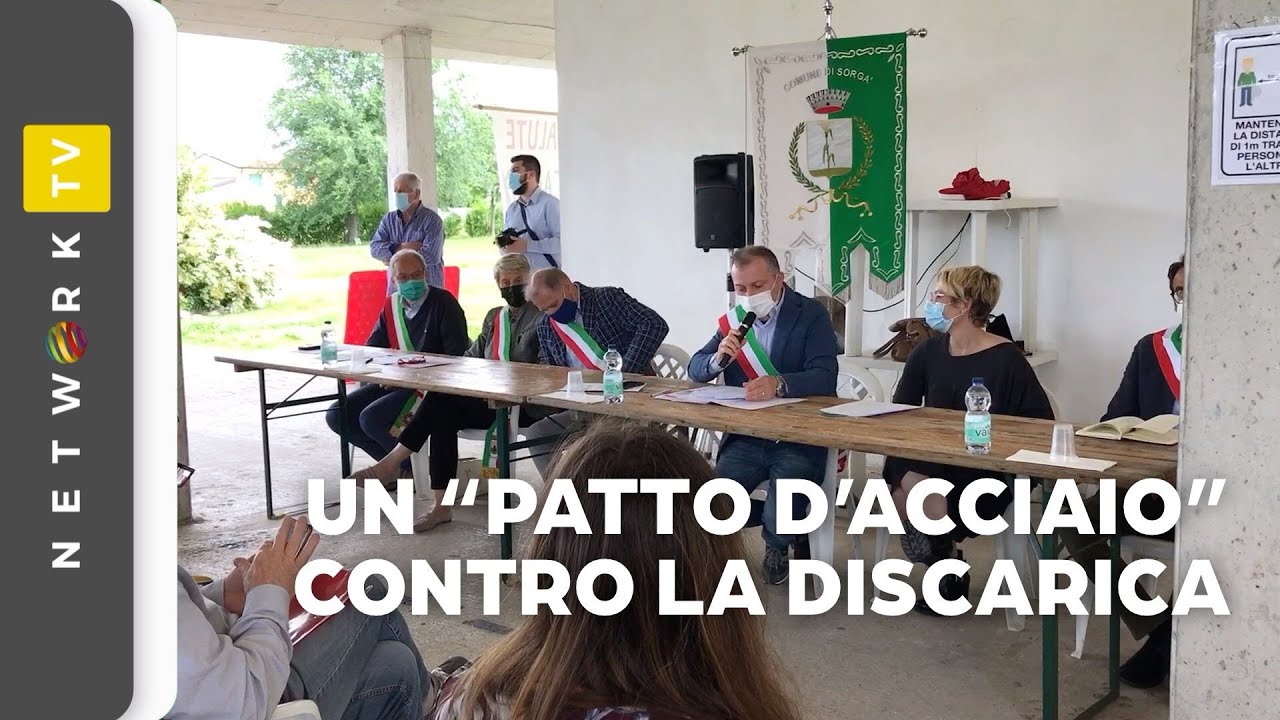 patto d'acciaio contro discarica car fluff a sorgà
