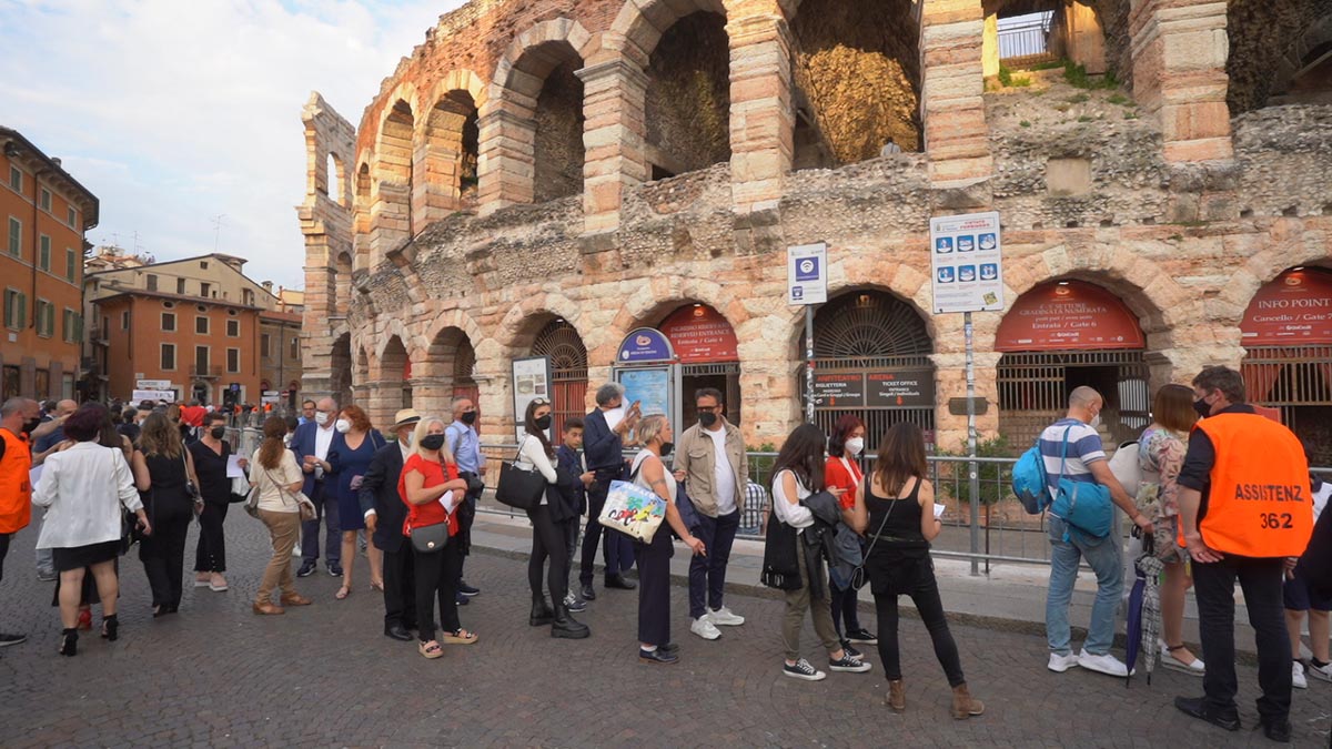 Arena di Verona - apertura stagione 2021 - Il Volo tributo a Ennio Morricone