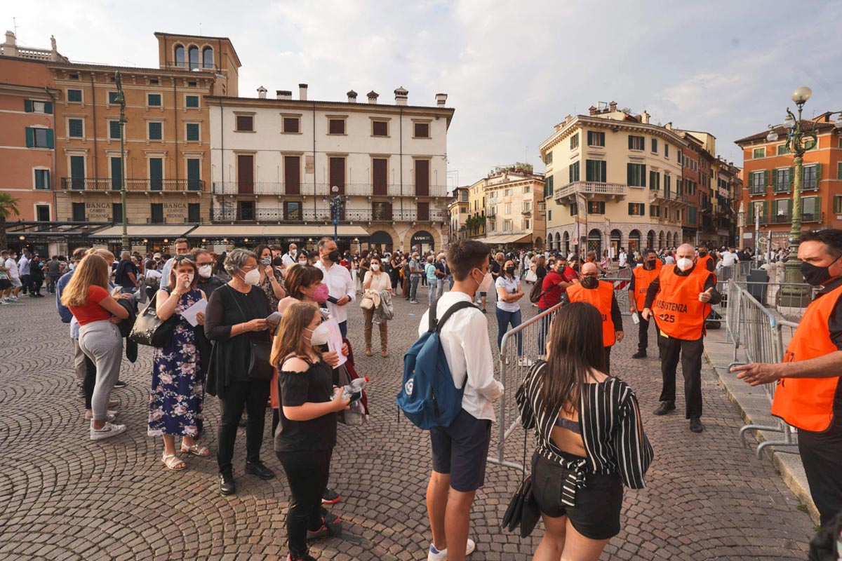 Arena di Verona - apertura stagione 2021 - Il Volo tributo a Ennio Morricone