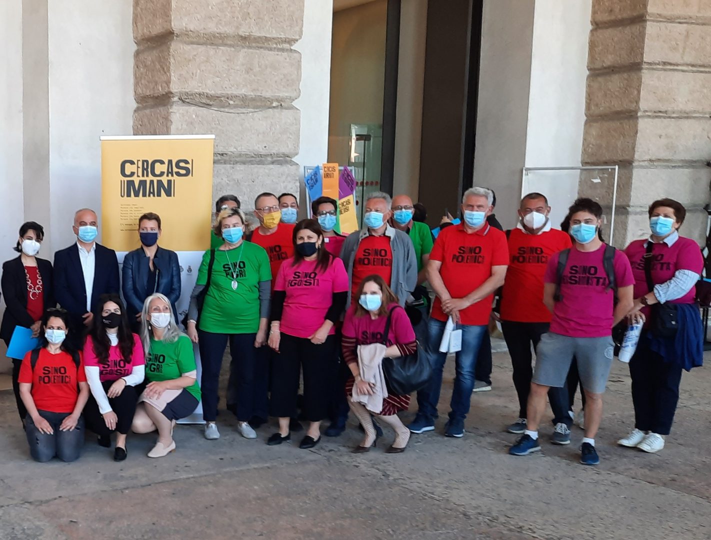 I volontari di "Cercasi umani".