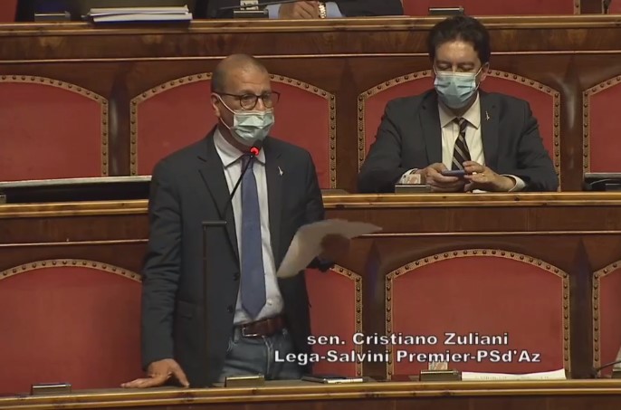Cristiano Zuliani in Senato