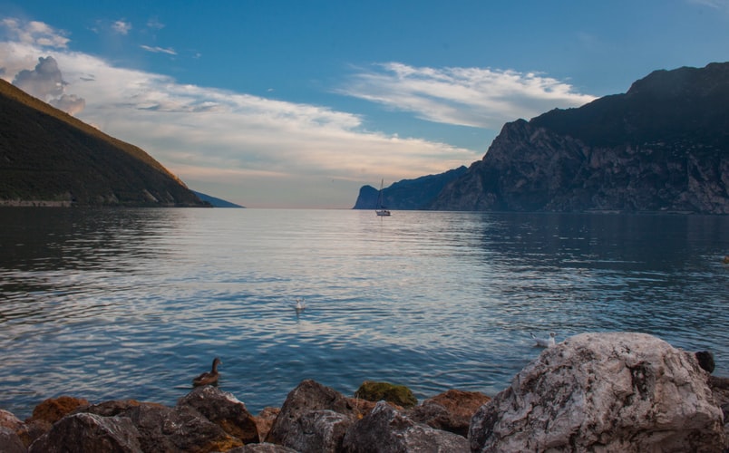 Un'immagine del Lago di Garda.