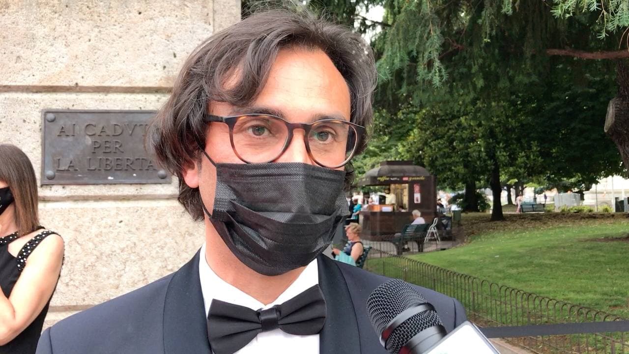 Manuel Scalzotto alla prima dell'Arena