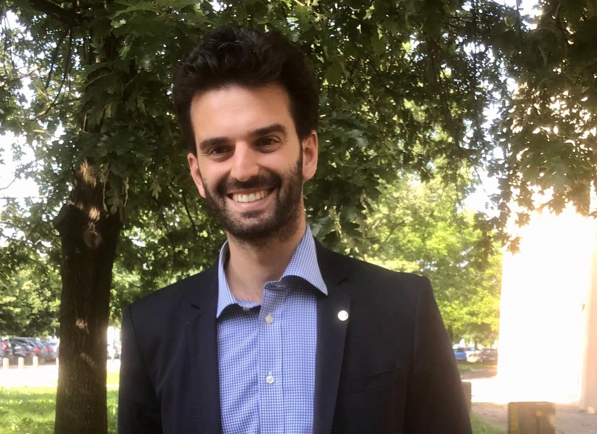 Piergiovanni Ferrarese, presidente dei Giovani di Confagricoltura Verona car fluff a sorgà