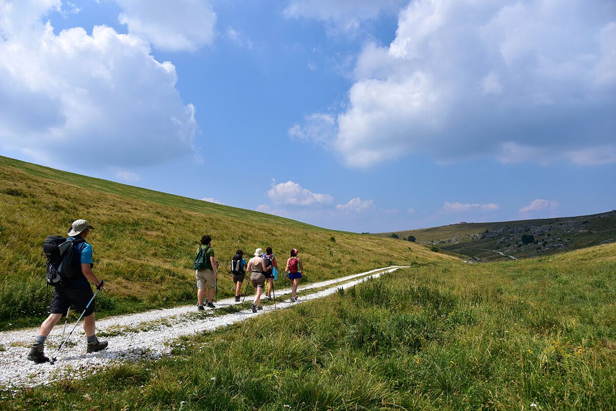 Camminare sulle montagne della Lessinia