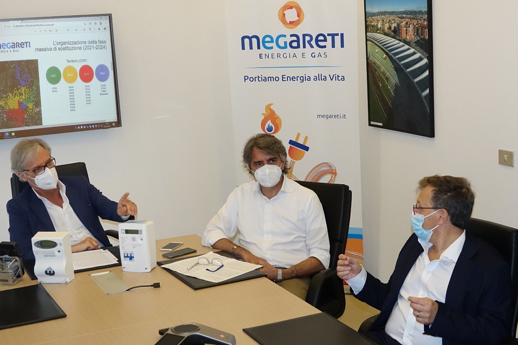 Da sinistra, Alessandro Montagna, Federico Sboarina e Livio Negrini