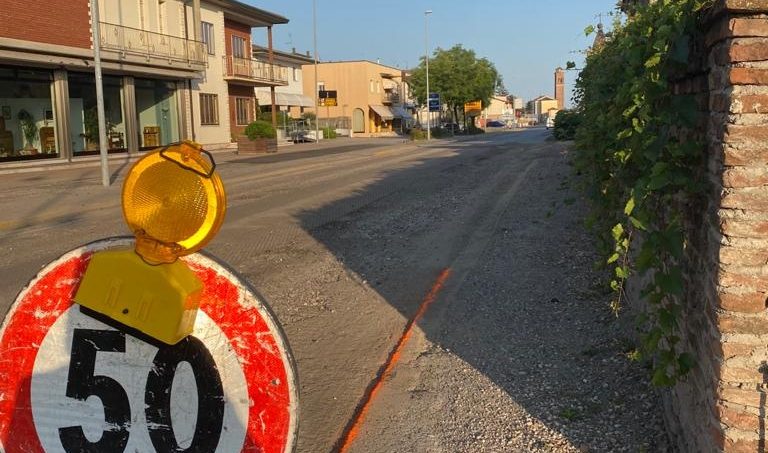 Bovolone lavori stradali