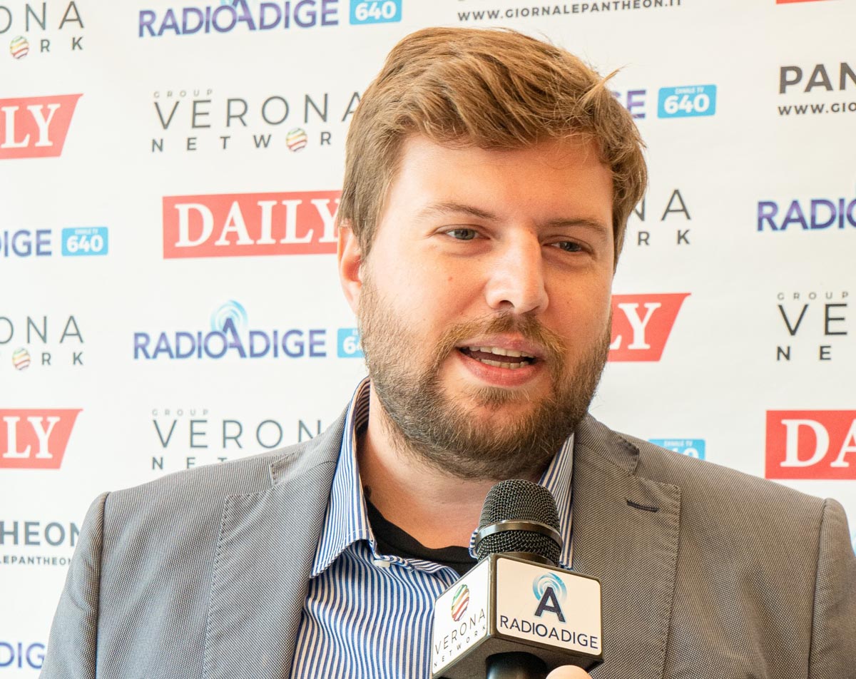 Il sindaco di Badia Calavena Emanuele Anselmi