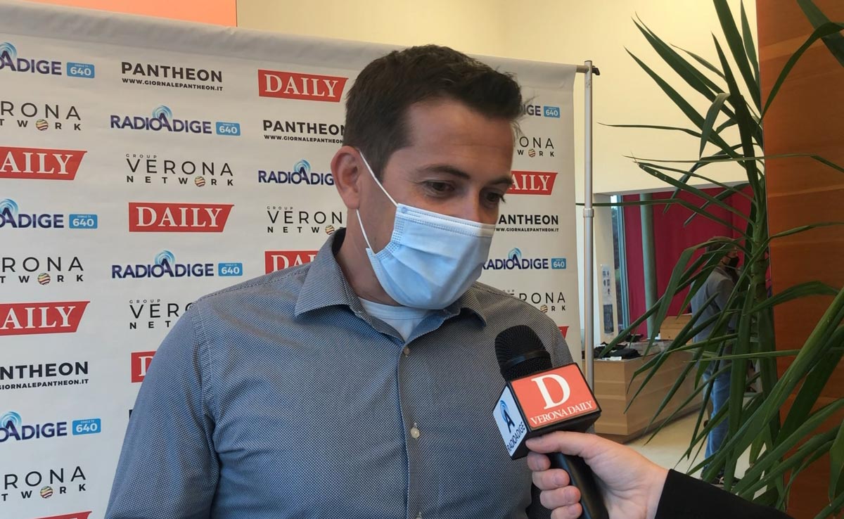 Il sindaco di Sant'Anna d'Alfaedo Raffaello Campostrini agli Stati generali della Lessinia