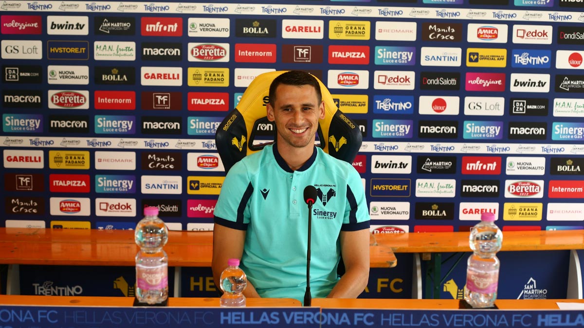 Kevin Lasagna, foto Hellas Verona