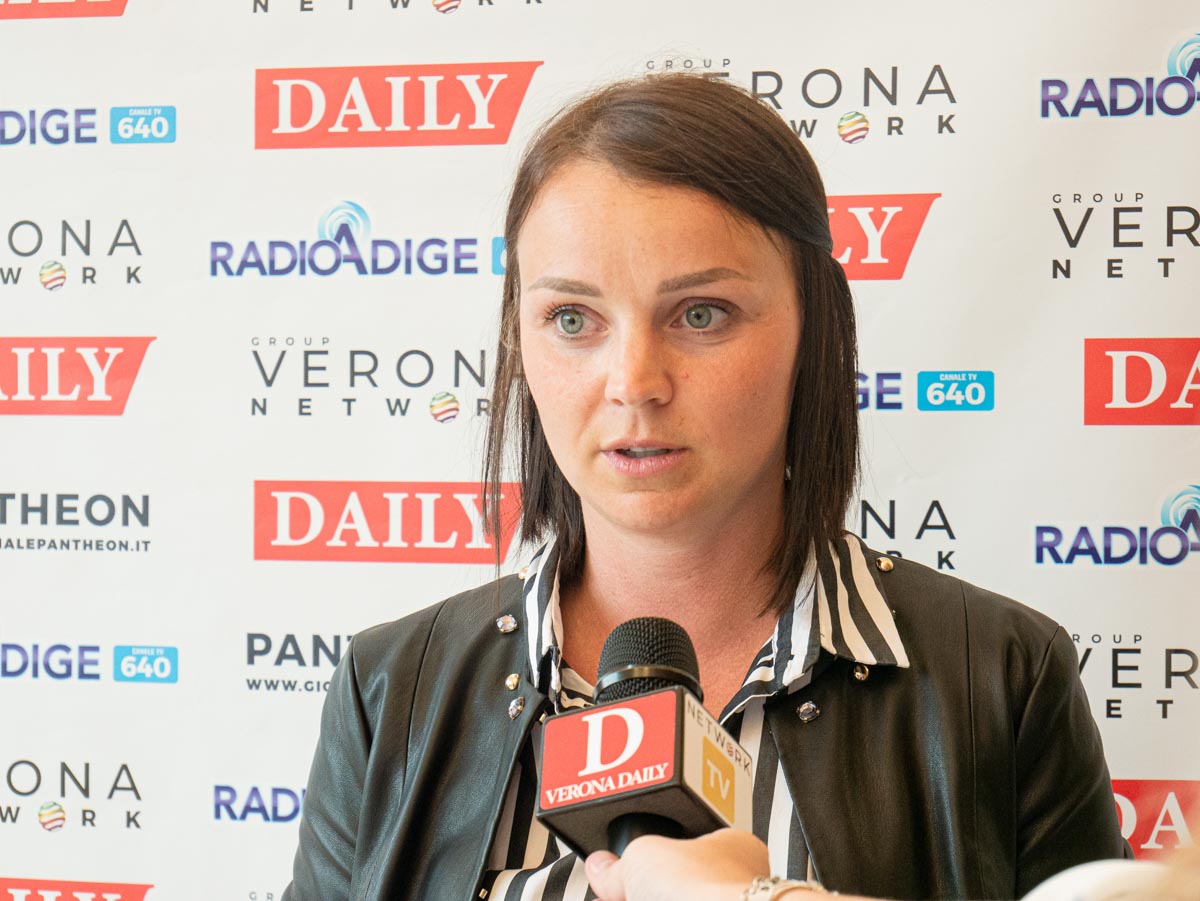 L'assessora di Grezzana Federica Maria Veronesi agli Stati generali della Lessinia