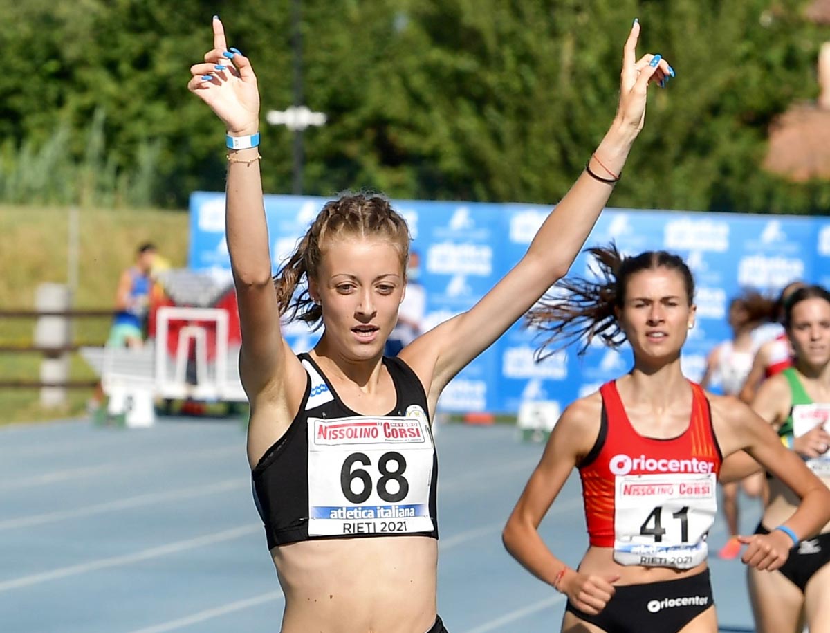 Matilde Prati a Rieti. Foto Grillotti/FIDAL.