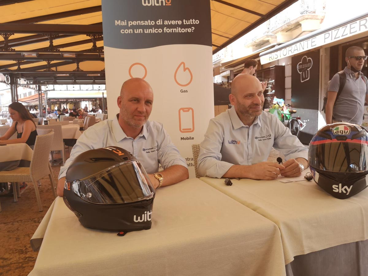 Riccardo Scandola, a sinistra, e Matteo Ballarin a destra