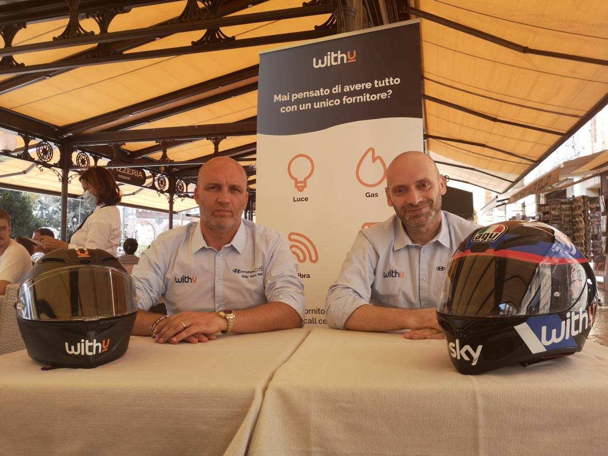 Riccardo Scandola, a sinistra, e Matteo Ballarin a destra