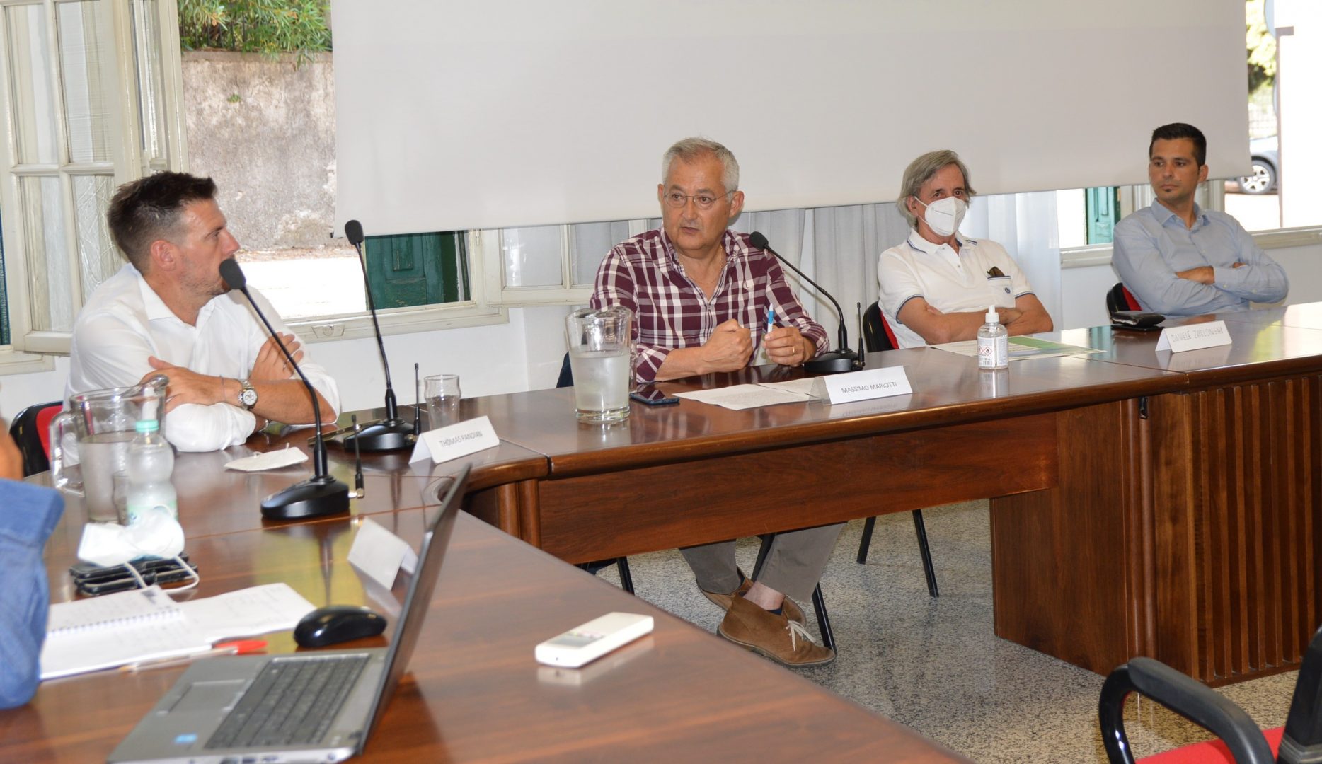 Thomas Pandian, Massimo Mariotti, Giuseppe Bonazzi e Roberto Mantovanelli