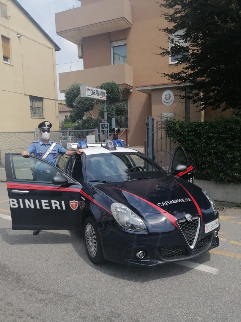 Militari dell'Arma della stazione Carabinieri di Minerbe