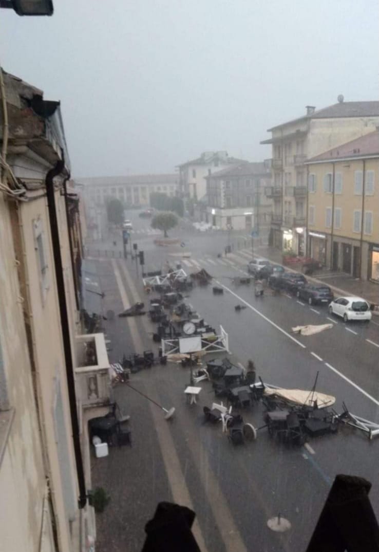 Danni a Villafranca, Corso Vittorio Emanuele