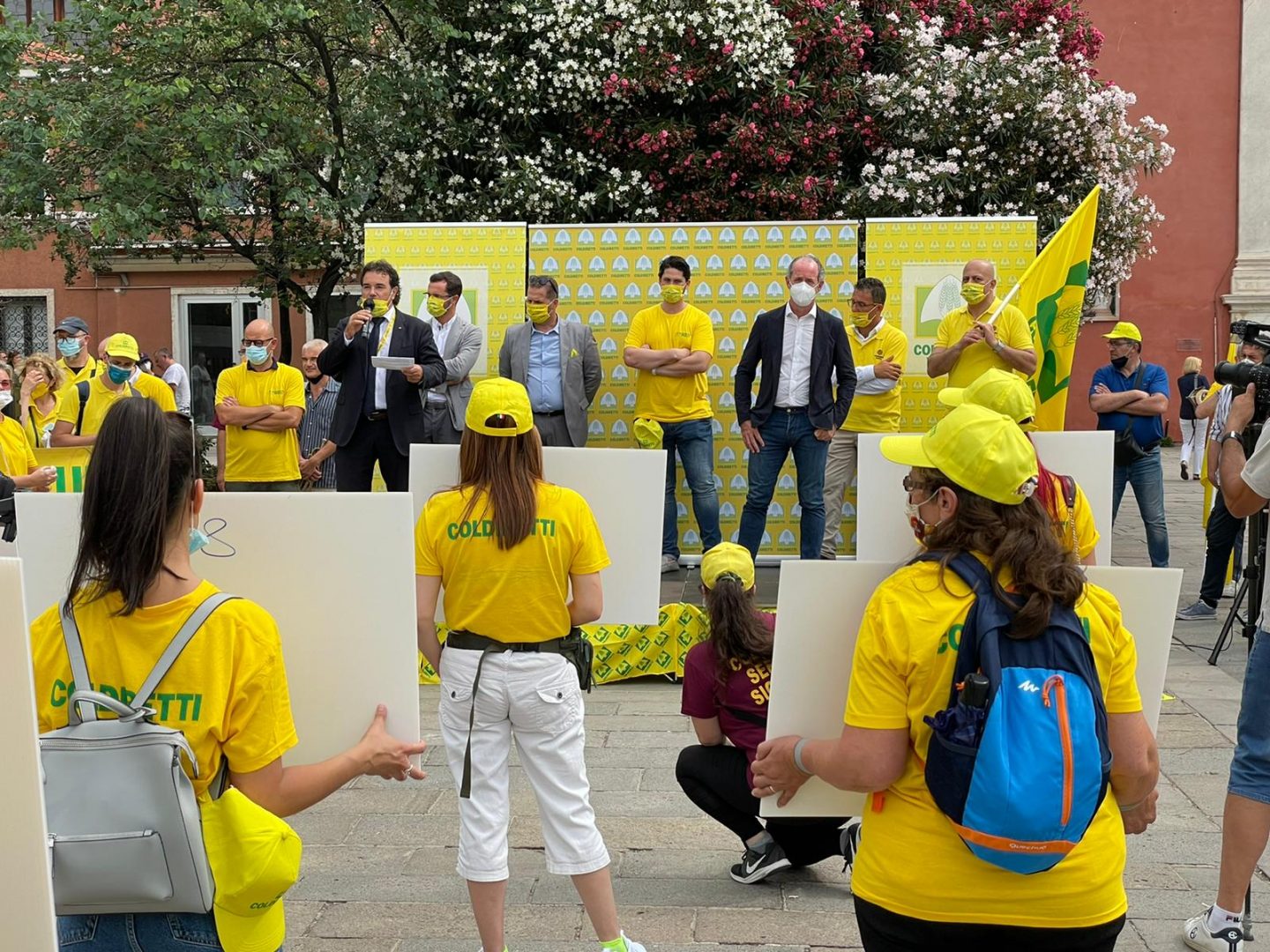 flash mob venezia coldiretti