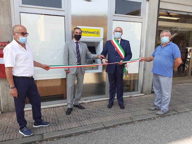 L'inaugurazione dell'ATM a San Pietro di Morubio