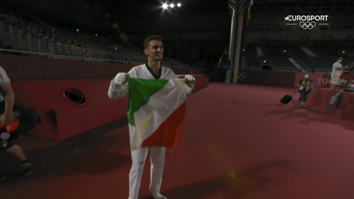 Vito Dell'Aquila, primo oro italiano a Tokyo 2020.