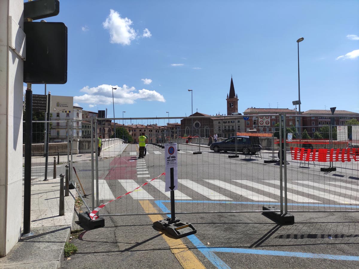 Cantiere a Ponte Nuovo, Verona