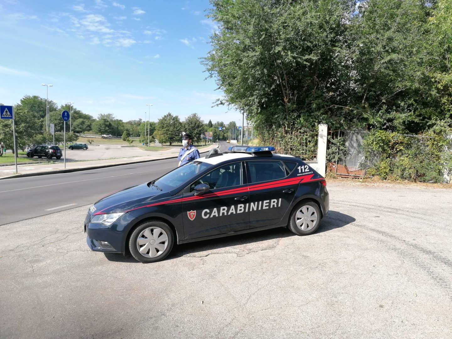 Carabinieri in via San Marco