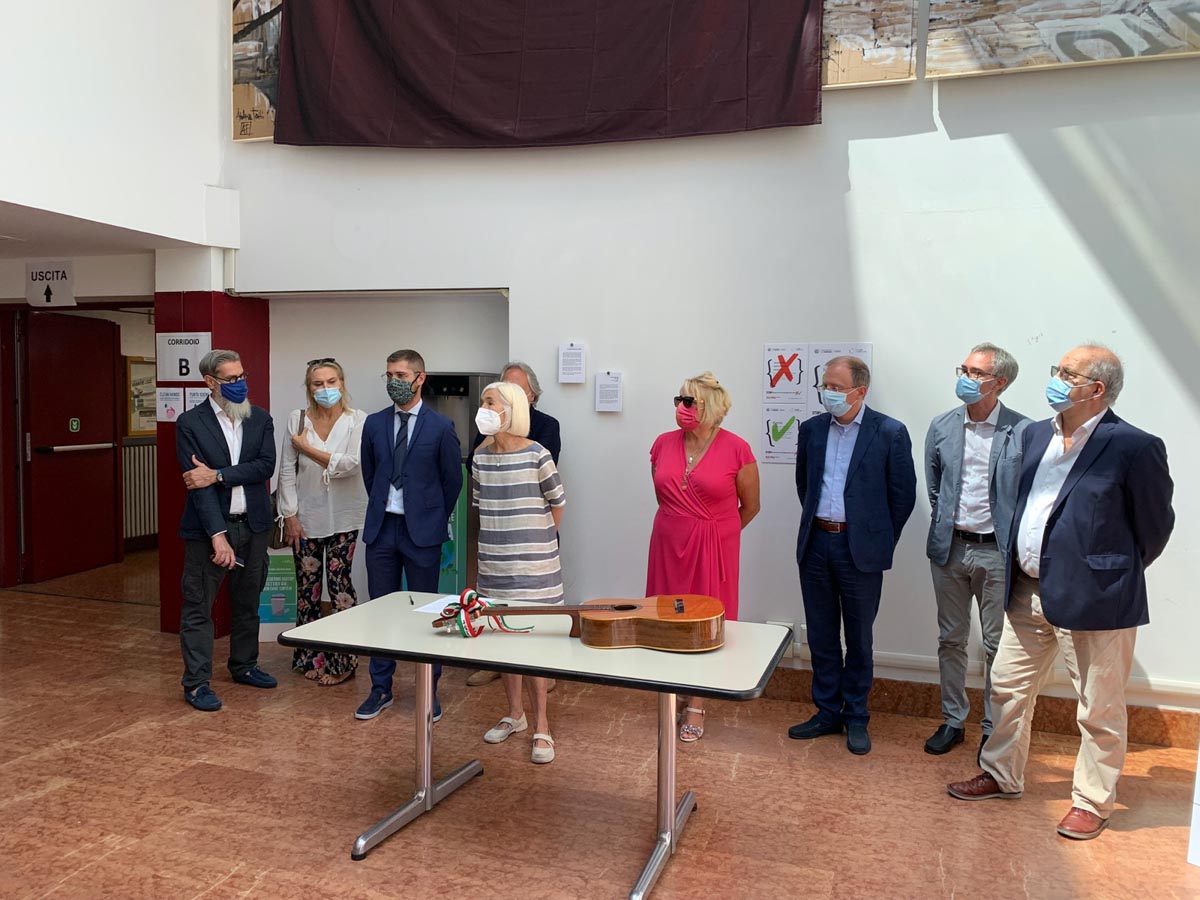 Inaugurazione murale Davide Caprioli Università di Verona